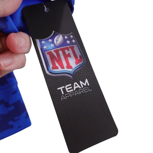 NWT NFL Team Apparel Los Angeles Rams Pullover Hoodie Sz L 14-16 Youth Blue Camo - Picture 3 of 5